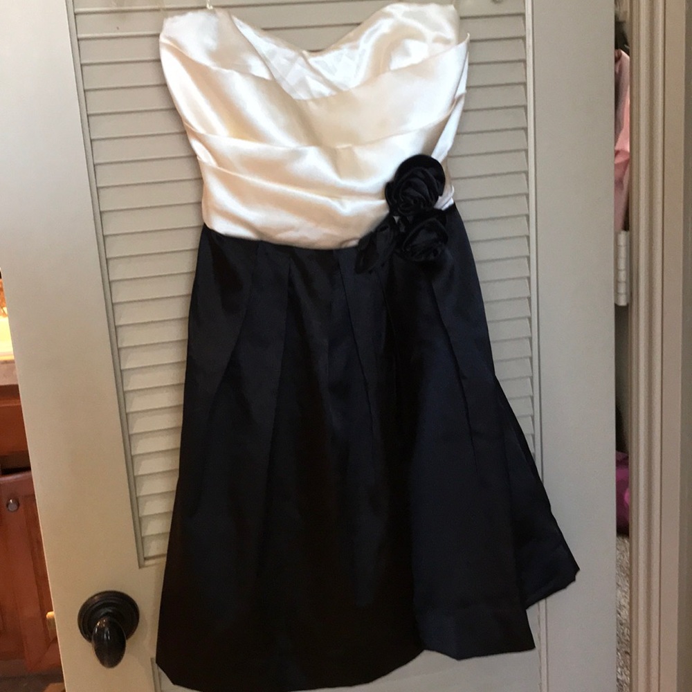 Satin homecoming dress